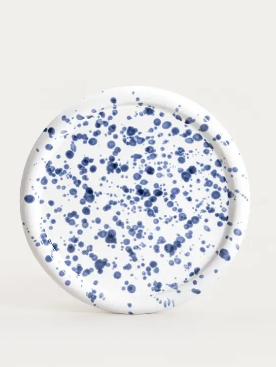 Talerz WILORA obiadowy nakrapiany granatowy 26 cm