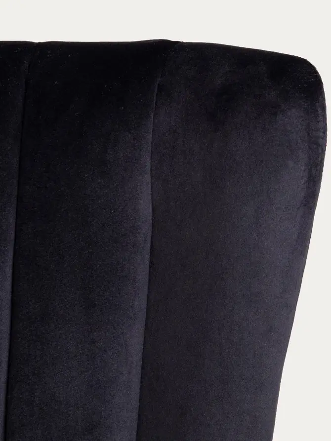 Fotel MILLS czarny 75x79x102 cm