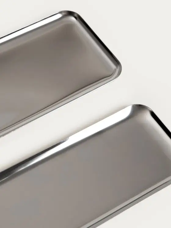 Zestaw tac ONTARIO ze stali nierdzewnej 2 szt.