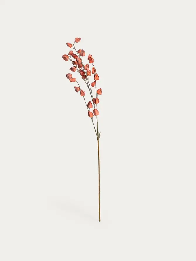 Gałązka sztuczna MICHU miechunka czerwona 85 cm