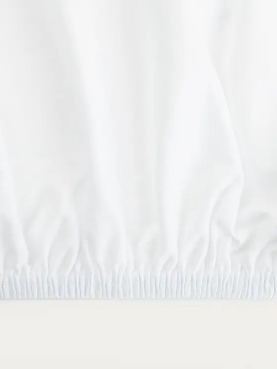 Prześcieradło ZENA jersey białe 200x200 cm