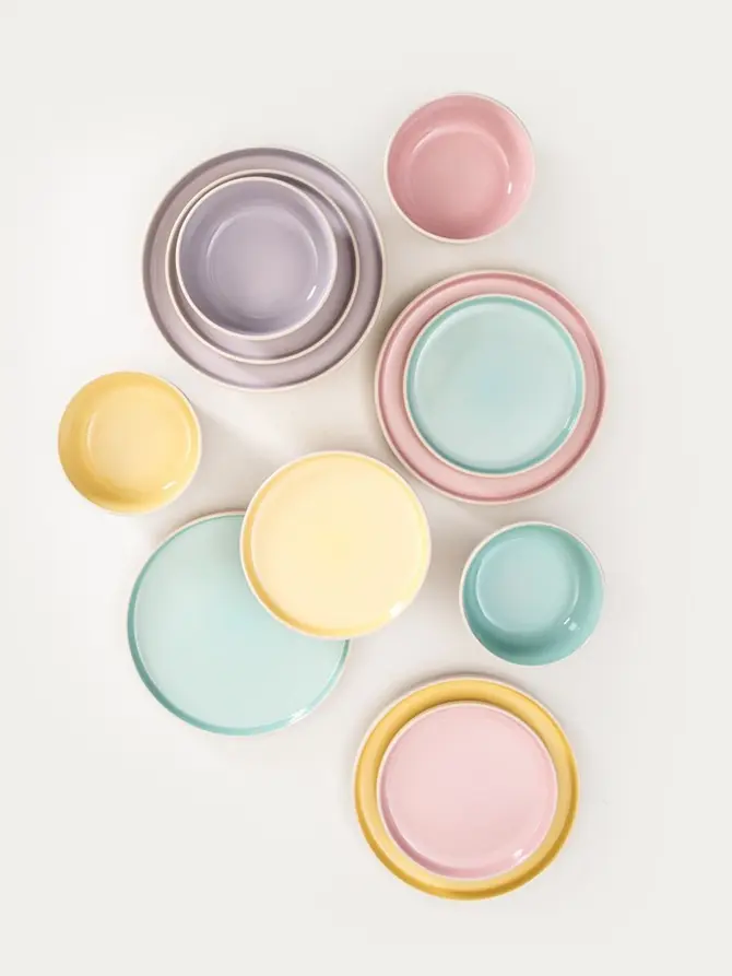 Talerz LABRA deserowy fioletowy 20 cm