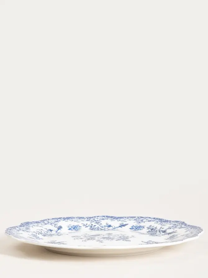 Talerz LOURRY porcelanowy deserowy granatowy 19 cm