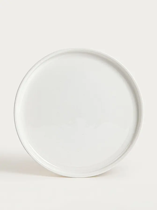 Talerz BERGO porcelanowy deserowy biały 20 cm