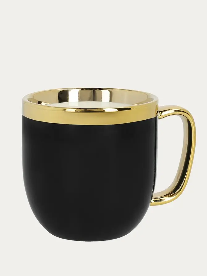 Kubek SINNES porcelanowy czarny 0,28 l