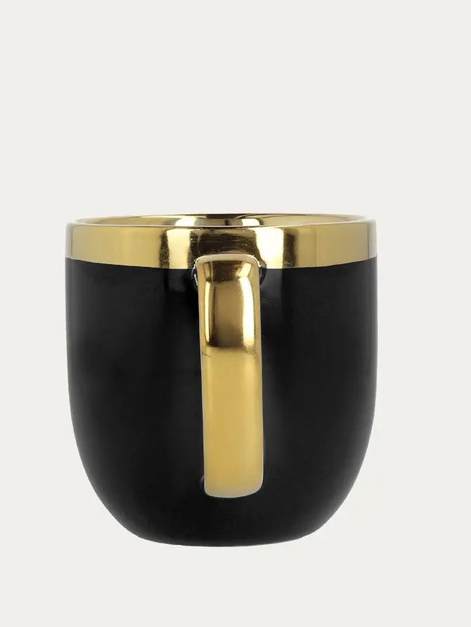 Kubek SINNES porcelanowy czarny 0,28 l