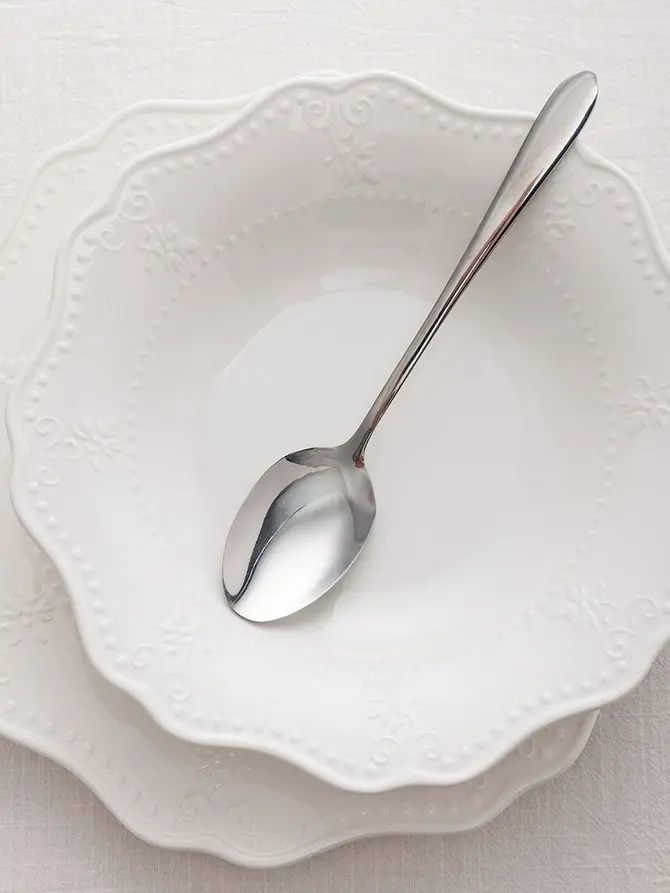 Talerz VISTAL porcelanowy głęboki biały 23 cm