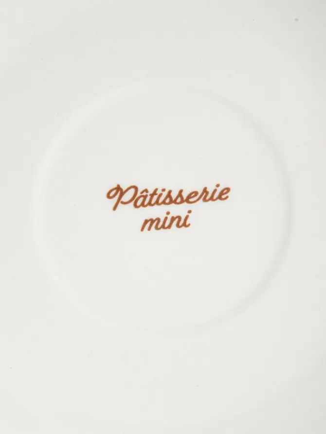 Zestaw filiżanek ze spodkiem PATISSERIE porcelanowych dużych, 0,25 l 4 szt.