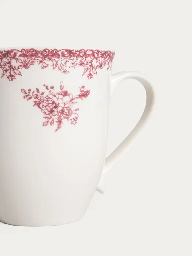 Kubek LOURRY porcelanowy czerwony 0,35 l