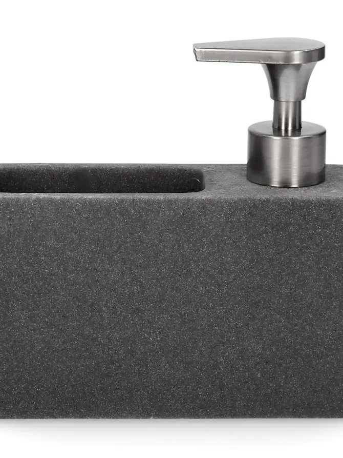 Dozownik TEANA grafitowy 17x16 cm