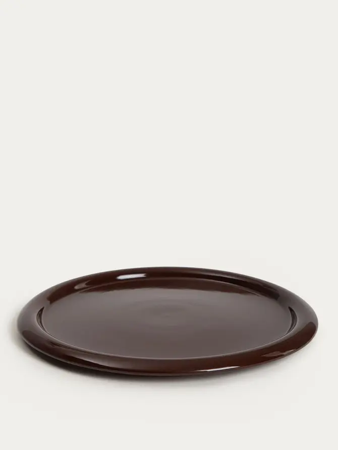 Talerz WILORA obiadowy brązowy 26 cm