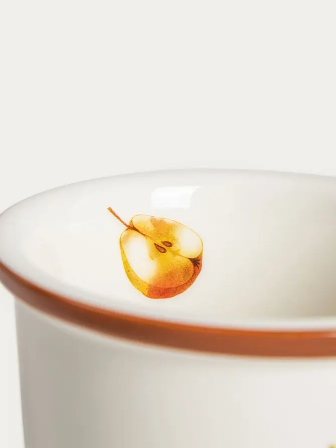Kubek SKORD porcelanowy z gruszkami 0,3 l