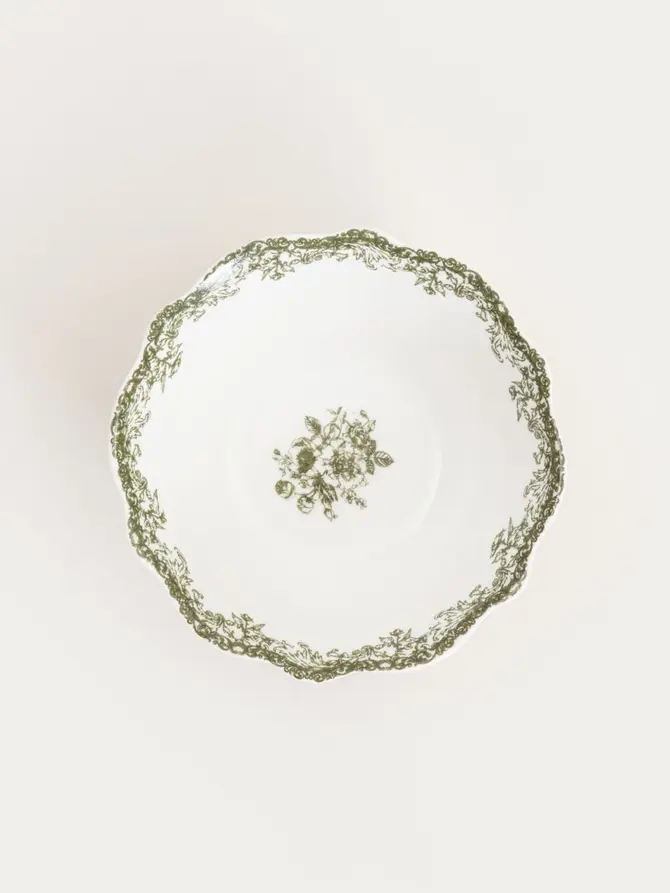 Miska LOURRY porcelanowa zielona 14 cm