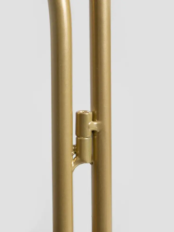 Kwietnik FLOERO metalowy złoty 49x14x80 cm