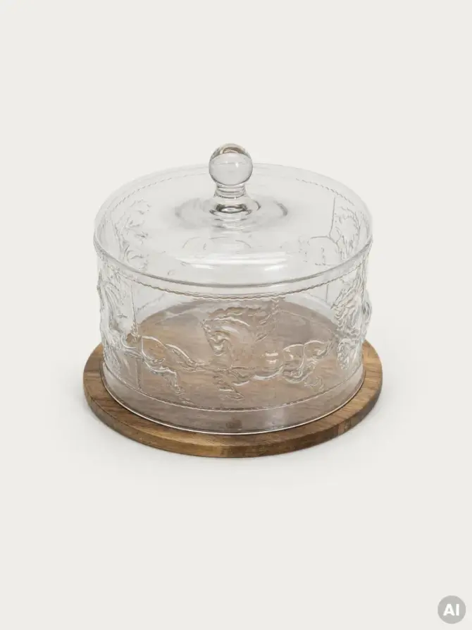 Patera SILVENT ze świątecznym wzorem 23,5x30,5 cm