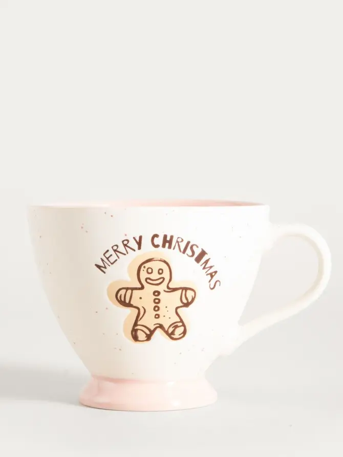 Kubek FROSETTA porcelanowy z ciastkiem 0,3 l