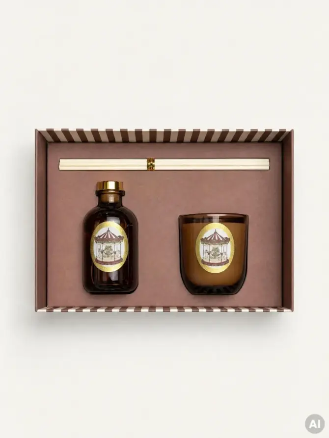 Zestaw zapachowy SWEET CHRISTMAS Vanilla Caramel 150 g + 100 ml