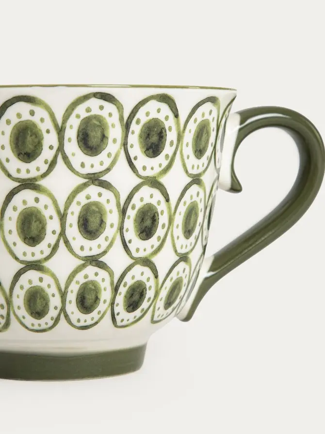 Kubek KIVO porcelanowy zielony 0,4 l