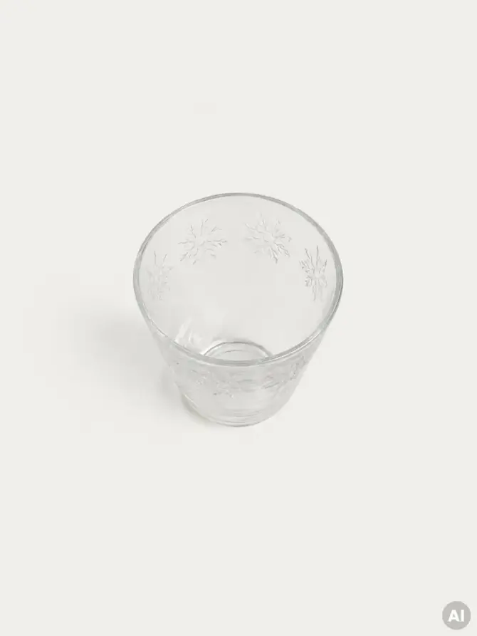 Szklanka GLACIELLE w śnieżynki 0,26 l