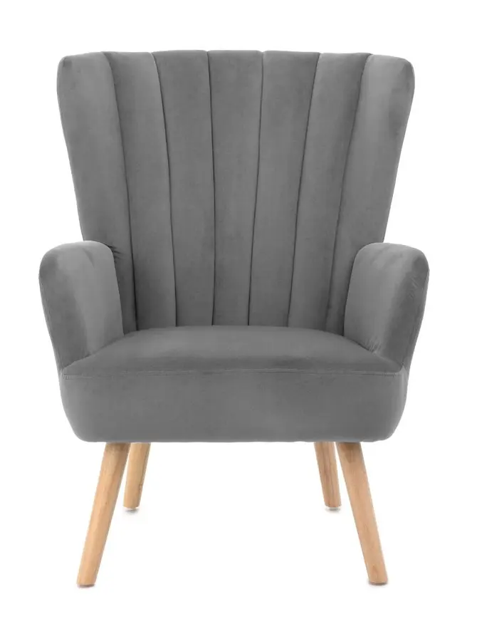 Fotel MILLS szary 75x79x102 cm