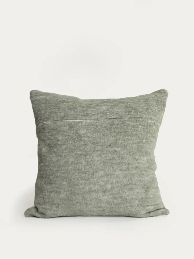 Poszewka RIME gruba w czerwono-zielone romby 45x45cm