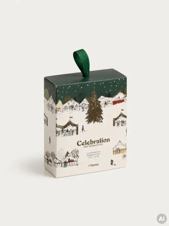 Zawieszka zapachowa CELEBRATION Christmas Glow 1 szt. + 10 ml