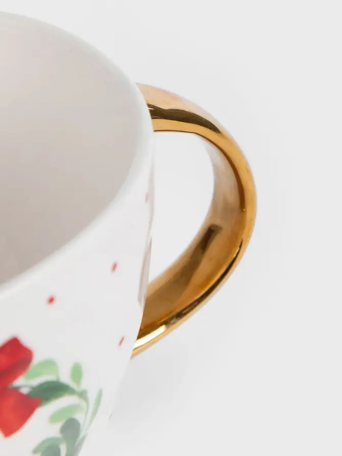 Kubek FANGY porcelanowy z wiankiem 0,48 l