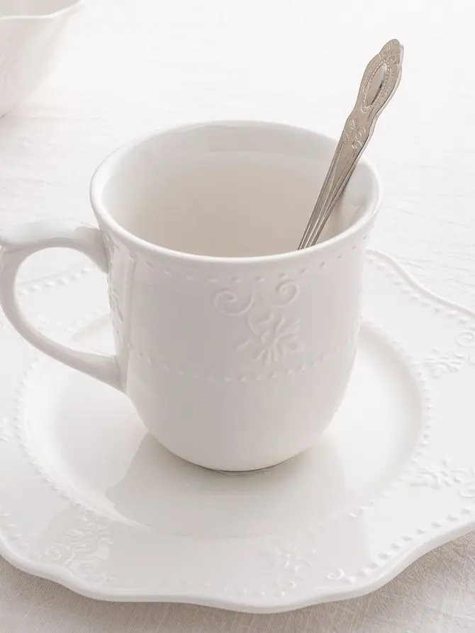 Kubek VISTAL porcelanowy biały 0,3 l