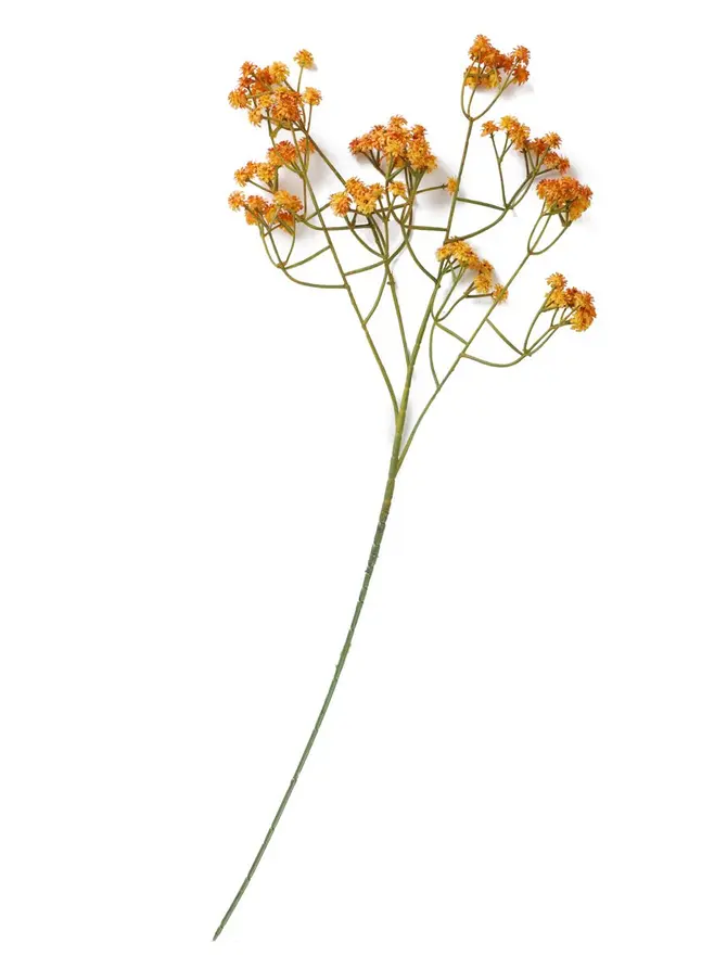 Gałązka sztuczna CLADEL pomarańczowa 61 cm