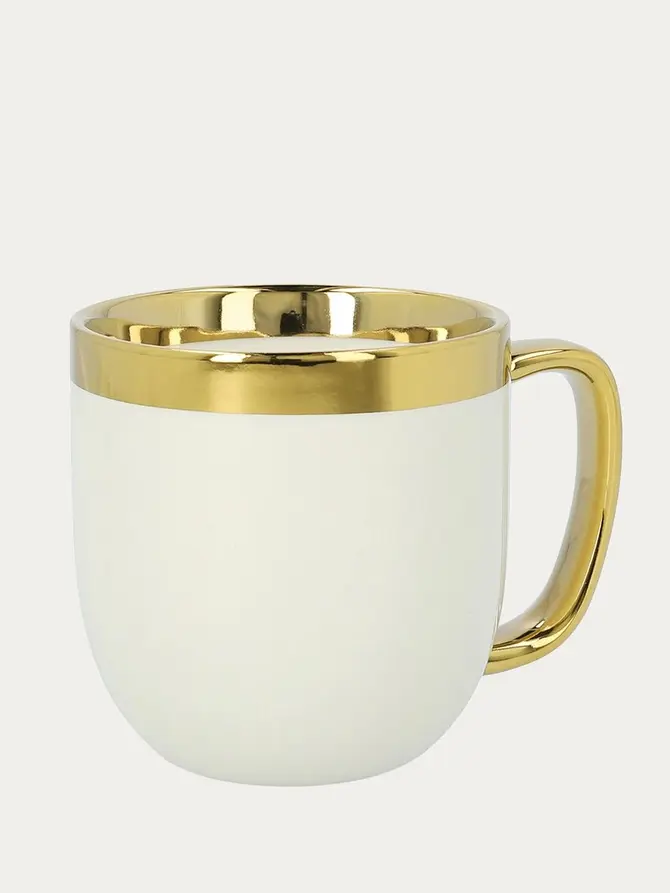 Kubek SINNES porcelanowy biały 0,28 l