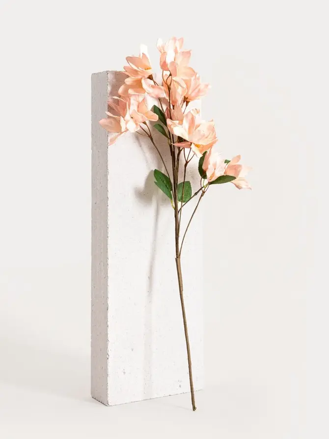 Gałązka sztuczna FIORROSA z różowymi kwiatkami 70 cm