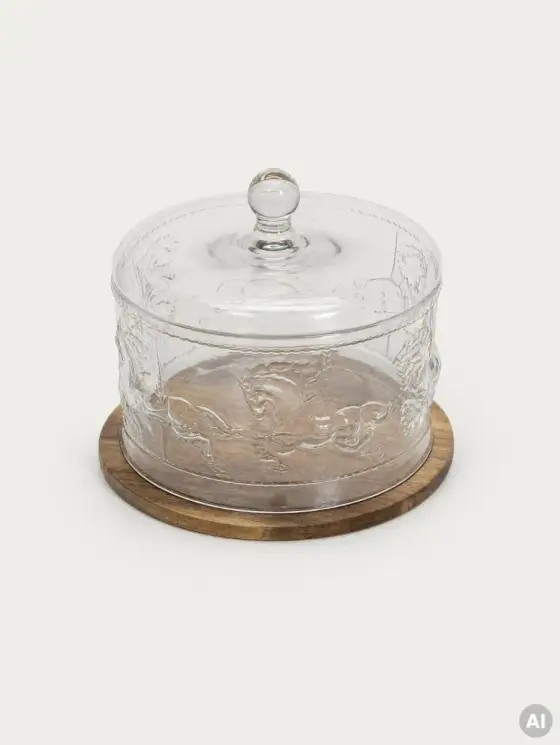 Patera SILVENT ze świątecznym wzorem 23,5x30,5 cm