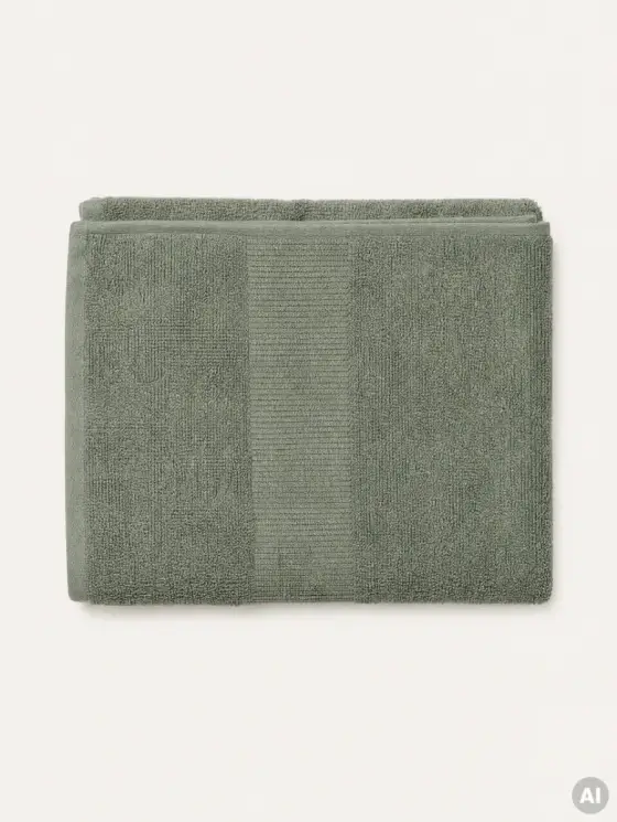 Ręcznik BAMBOO pistacjowy z domieszką bambusa 70x130 cm