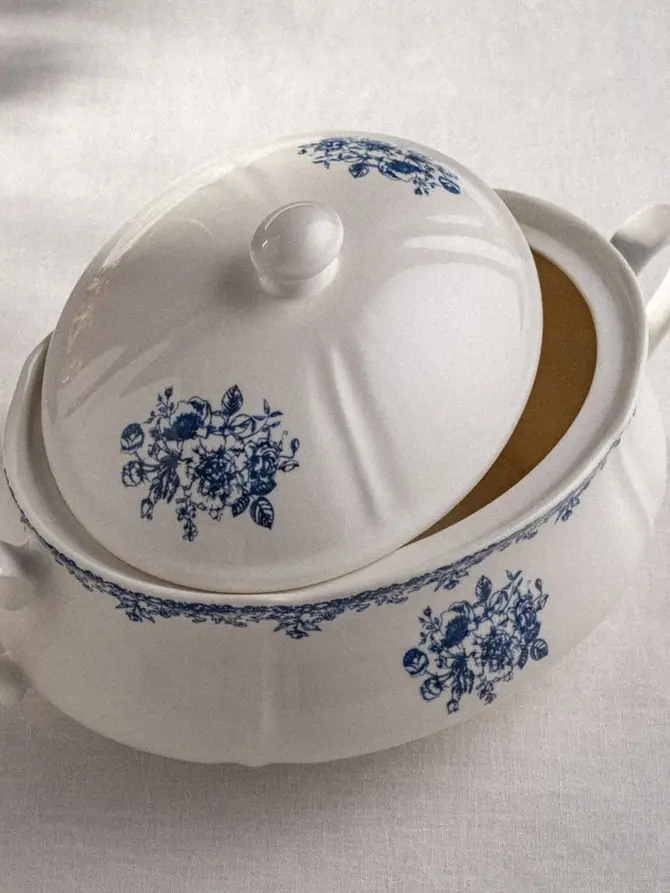 Waza LOURRY porcelanowa granatowa 3 l