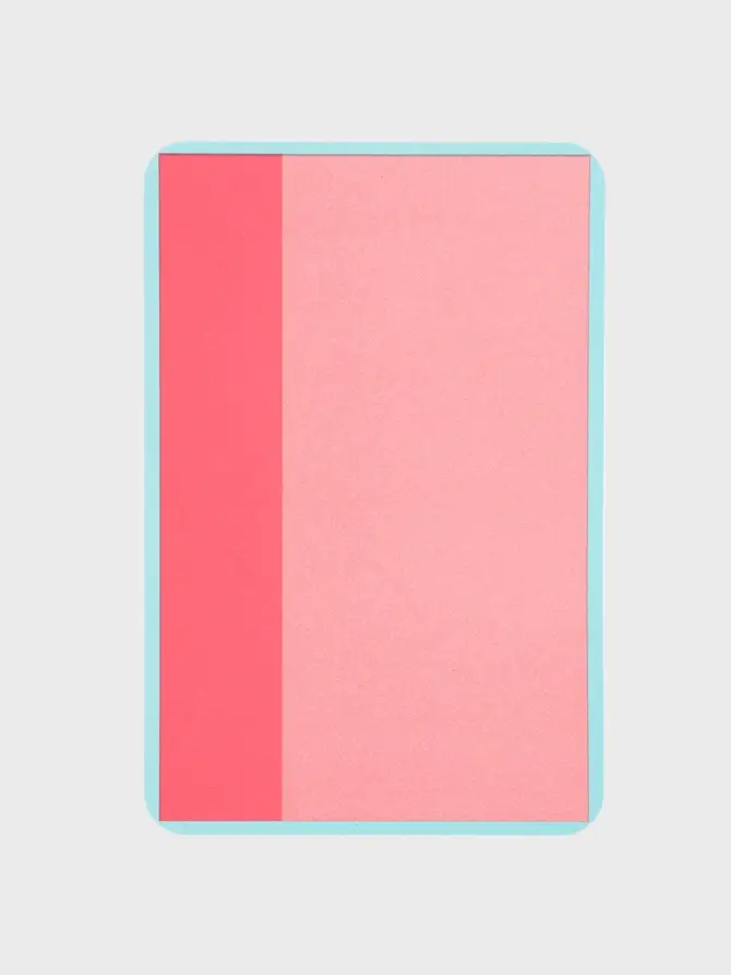 Ręcznik COLOUR BLOCKS Różowo-turkusowy 70x130 cm