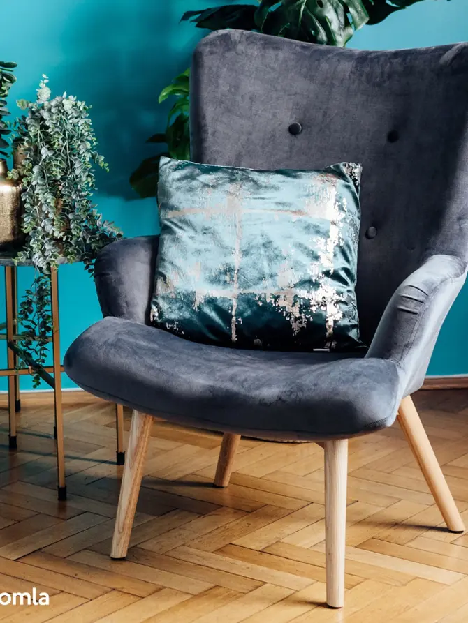 Fotel szary MOSS 70x95 cm SS18 910306